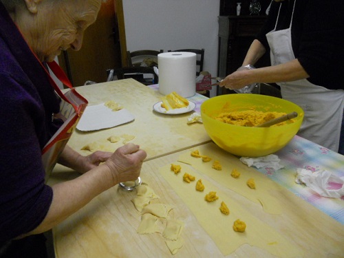 Preparazione Ravioli Di Zucca