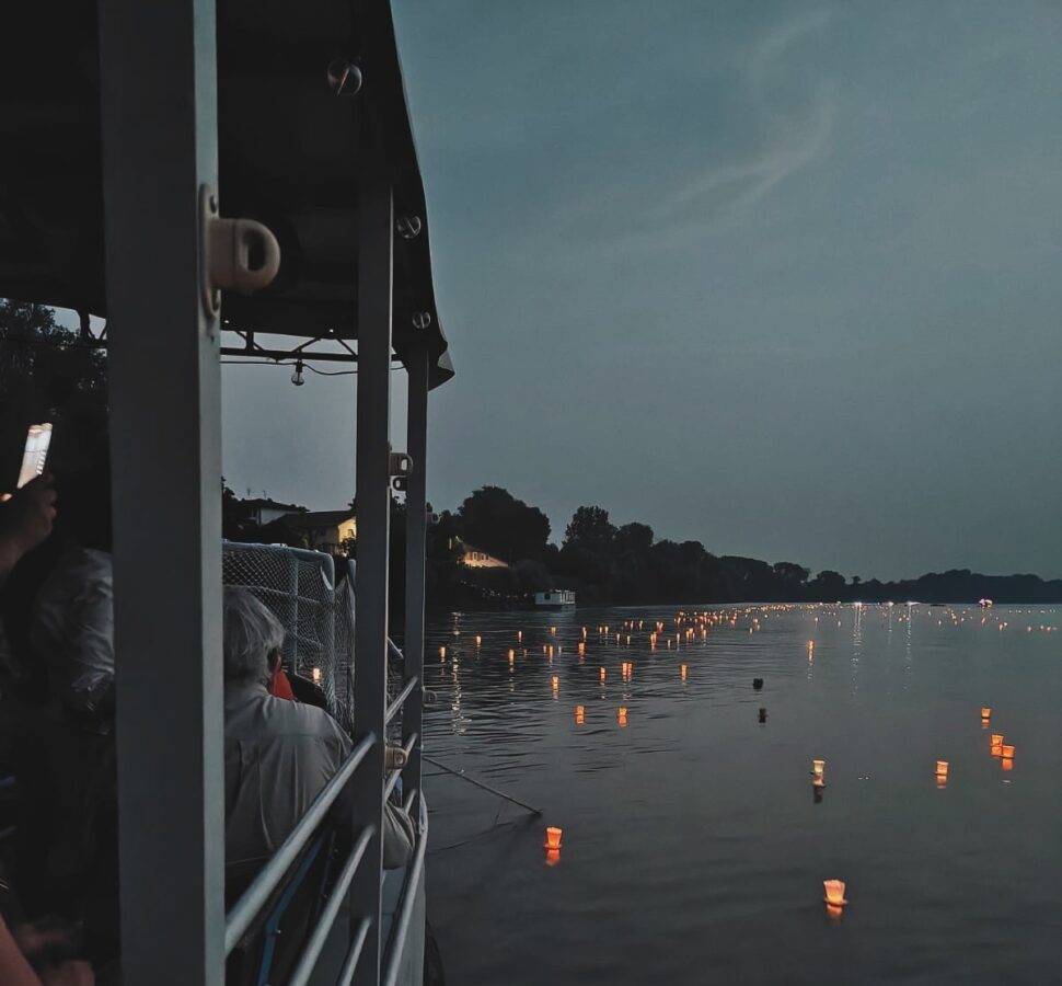 Crociera sul Fiume Po con lanterne- Navigare Fiume Po