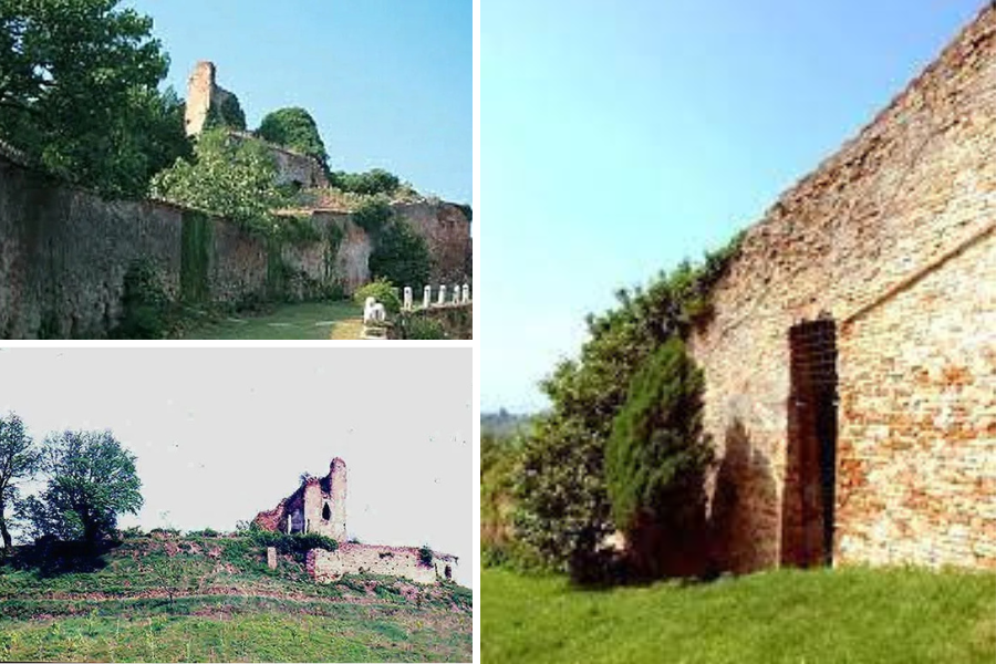 Castello di montuè de gabbi a canneto pavese